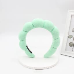 Women Girls Sponge Co Spa Makeup Bubble Terry Cloth Headband Puffy Retro Hair Bands Soft Hairband Headwear