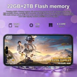 K-Touch IFone 17 Pro Maxi 7.3HD Cell Phone Android 15 Mobile Phones 22G+2TB Smartphone 5G Dual SIM 7800mAh Unlocked Global Version 16+48MP Cellphones
