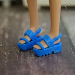 Plastic For 1/6 Dolls Boot High Heels Shoes Doll Shoes Foot Length 2.2cm Colorful Female Fashion Accessories
