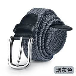 100cm 110cm 120cm New Design High Quality Men Casual Belt Woven Buckle Elastic Canvas All match Women Pants Versatile Sense