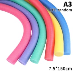 1Pc Random Color Swimming Pool Foam Noodle Float Aid Swim Noodles Ring Buoyancy Stick 65×1500mm; 70×1300mm; 75×1500mm; 60×1500mm