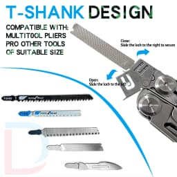 Daicamping DL30 DL25 DL301 DL302 Hand Tools Sets Exchangable Parts Saw Knife Screwdriver Bit Files Multitools Plier Parts