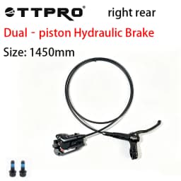 TTPRO MT200 Double Piston Hydraulic Disc Brake Set, Mountain Bike Hydraulic Disc Brake, MTB Hydraulic Brake