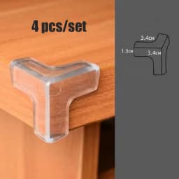 Silicone Table Corner Protector With Tape Bed Furniture Glass Table Baby & Kids Safety Equipment Anti-collision Edge Child Cover