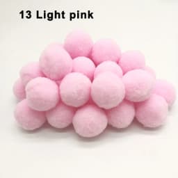 Mini Fluffy Soft Pom Poms 8/10/15/20/25/30mm Pompoms Ball Handmade Kids Toys Wedding Christmas Decor DIY Sewing Craft Supplies