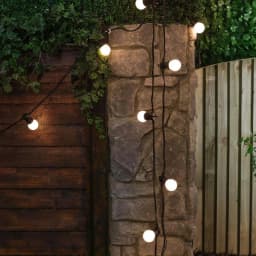 15M 20 Bulb Connectable Vintage Festoon Ball String Lights 75LED Christmas Fairy Lights for Outdoor Patio Party Garland Lighting