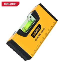 Spirit Level Magnetic Torpedo Level Tool with 3 Vials Aluminum Shockproof Bubble Level High Visibility Durable Measuring Leveler