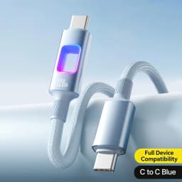NNBILI 120W USB C To USB C For iPhone 16 17 Pro Fast Charge Cable Hollow RGB Light USB A to Type C Cable For Macbook Samsung S26