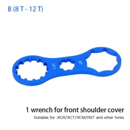 Risk Bicycle Front Fork Repair Kit MTB Bike Front Fork Shoulder Cover Cap Wrench For SR Suntour XCR/XCT/XCM/RST Disassembly Tool