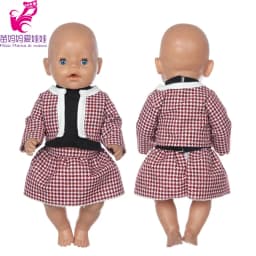 Doll Clothes Tutu Dress Lace 43 Cm for 18 Inch Girl Doll Casual Outfits Toys Wear