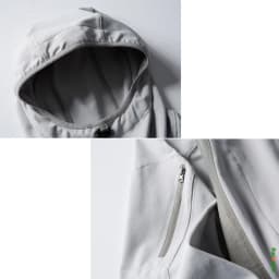 Outdoor Adventure Ready! Men's Lightweight & Quick - Dry Reflective Sports Hoodie Camping, Running, Hiking Quick-drying Sports