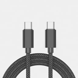 Nylon Data Cable Fast Charger USB A to Type C Charging Cable For Huawei Samsung Android Phone TypeC Charging Device 1M 2M 3M