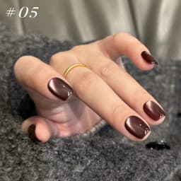 10ML 1-10PCS Winter New Style Hot Selling Black Nails Brown Nails Glass Bead Magnet Cat Eye Nail Polish Nail Set Nail Supplies
