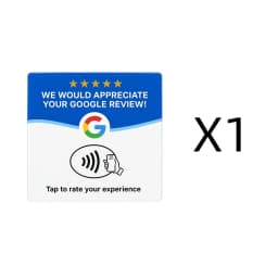 10pcs Google Signboard Card NFC Code Tap Business Desktop Sticker Google Card Social Media RFID Card NFC Google Review Card
