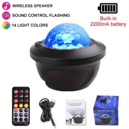 LED Star Galaxy Projector, Starry Sky Night Light For Home Bedroom Decoration Kids Valentine's Gift