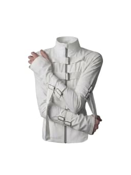 New Retro Solid Color Stand Collar Buckle Design Women Sweatshirts Slim Streetwear High Street Harajuku Men and Women Tops