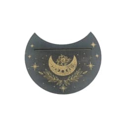 Rectangular Moon Shaped Tarot Base Bracket Wooden Tarot Card Display Stand Holder Divinations Game Accessories Durable