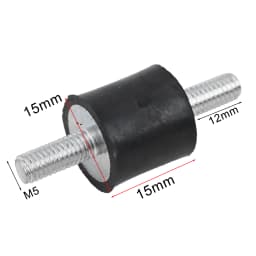 4 X Rubber Buffer Set Vibration Damper Silent Block Rubber Metal Buffer  Protects Against Vibration Interference M5 M6 M8