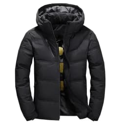 Parkas Winter Thickened Mens Down Jacket Men's Casual Lightweight Down Jacket Skiing Climbing Hunting Hooded Warm Duck Down Coat