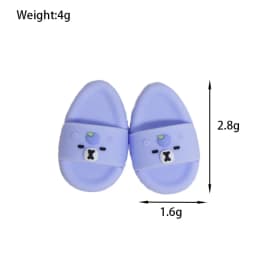 Miniature Cute Capybara Seal Slippers for Labubu Doll Accessories Stylish Casual Shoes for Playtime for Labubu Accessories Shoes