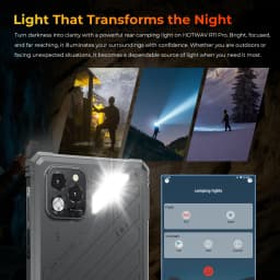 HOTWAV R11 Pro 8.7'' HD 120Hz Display Rugged Tablet 10150mAh Massive Battery 20W Fast Charging Android 16 Super Camping Light Pad 8GB RAM 256GB ROM 64MP + 16MP Camera 1080P Lightweight Tablet PC With Stylus Pen GPS WiFi OTG