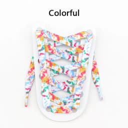 Flat Splash Ink Shoelaces for Sneakers Canvas Casual Tennis Shoes Shoelace Colorful Shoe Laces for Women Men 120/140/160CM