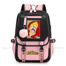 My Hero Academia Anime Print Student Backpack Lightweight Casual Daypack for Girls School Travel