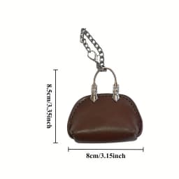 Mini Small Bag Exquisite Bag Pendant Chain Shell Bag Keychain Crossbody Bag Decoration Creative Gift DIY Women Bag Accessarie