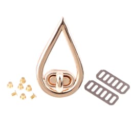 Metal Square Oval Twist Lock Tiny Bag Turn Lock Twist Lock Clasp Leather Craft Women Bag Handbag Shoulder Bag Purse DIY Hardware