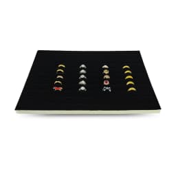 Hundred Positon Ring Display Mat Ring Storage Props Jewelry Tray Inner Liner Jewelry Box Insert Pad DIY Sponge Mat 33.5*22.5*1cm
