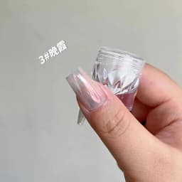 Pearl White Moonlight Mirror DIY Nails Powder Nails Glitter Aurora Shining Pigment Chrome Dust Woman Nail Art Decoration