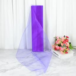 10M Organza Fabric Crystal Shining Tulle Roll for Wedding Decoration Romantic Organza Wedding Party DIY Fabric Accessories