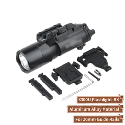 Tactical light X300U X300 Ultra High Output LED Handgun Flashlight X400 Fit Picatinny Rail Pistol Airsoft Hunting Lighting