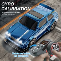 KF30 1:43 4WD Drift Racing RC Car With Gyroscope Speed Real Lighting And Damping High Speed Remote Control Cars For Kids Toys