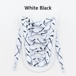 Flat Splash Ink Shoelaces for Sneakers Canvas Casual Tennis Shoes Shoelace Colorful Shoe Laces for Women Men 120/140/160CM
