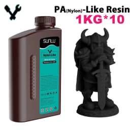 SUNLU 10KG ABS-Like/ Standard / Water-Wash/PA-Like/ 14K High Precision Resin 405nm Rapid UV-Curing Photopolymer Resin 1KG/Bottle