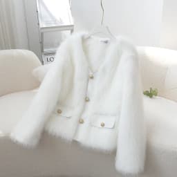 New High-end Small fragrant fur Coat For women 2026 Autumn/Winter New Imitating Fox fur Fashion Young style Short Loose Fur Top