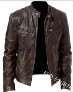 2025 Leather Motorcycle Riding Jacket Men's Slim Fit PU Jacket Outdoor Sports Autumn and Winter Windproof Men's Jacket 5XL