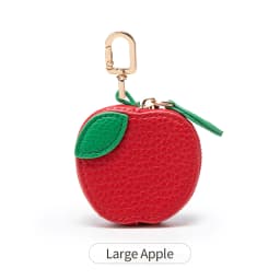 Cherry Pattern Coin Purse Keychain Fruit Charm Exquisite Small Accessories Money Pouch Fit For Airtag & Coin, Gift For Girl Wome