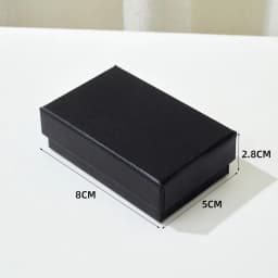 High-end Black Jewelry Gift Box for Earring Necklace Bracelet Ring Pendant Jewelry Storage Square Paper Box Gift Packaging Box