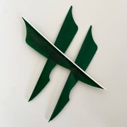 100 Pcs IBOUNFOX 4 Inch Natural Turkey Arrow Feathers Sting Shape Archery Fletches Feather Arrow Feltching Right Wing