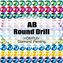 HOMFUN Resin + Fairy Dust + AB Drill Photo Custom Full Drill 5D DIY Diamond Painting Private Cross Stitch 3D 5D Embroidery Decor
