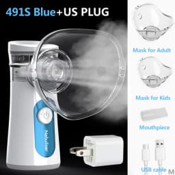 KIUZOU Medical Silent Mesh Nebulizer Handheld Asthma Inhaler Atomizer Kids Adult Nebulizador Mini Portable Nebulizer Humidifier