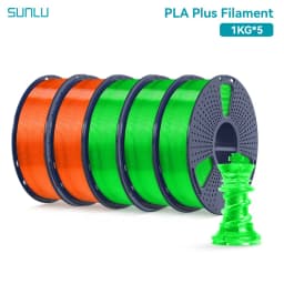 SUNLU 5KG PLAPLUS Filament 1.75MM Neatly Arranged No Knots No Bubble Eco-Friendly Non-Toxic Odorless Bright Color Good Toughness