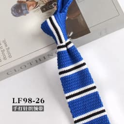 New Trendy British Casual Knitted Ties For Men Narrow Flat 6cm Width Striped Neckties College Boys Shirt Accessories Suit Cravat