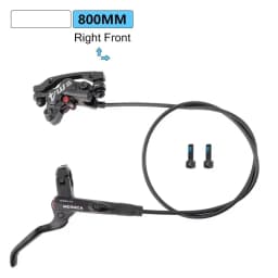 MEROCA M4 4 Piston Brakes Dual-Piston Braking Hydraulic Brakes MTB 22.2MM Diameter Tube Length 800/1400MM Bike Accessories