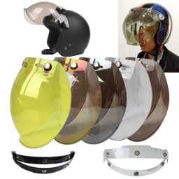 12 colors bubble visor high quality outdoor retro motorcycle helmet sun shield EVO motorcycle helmet protective shield