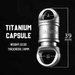 Luxury Titanium Key Chain Magnetic Spin Rotary for Car Key Ring Connector Anti-off Holder Men EDC Quickdraw Buckle Male Gadgets