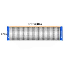 Portable Folding Standard Professional Badminton Net Indoor Outdoor Sports Volleyball Tennis Training Square Nets Mesh