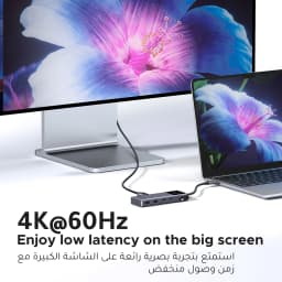 UGREEN Uno USB C HUB 6-in-1 4K60Hz PD100W 10Gbps USB3.2 Splitter Adapter for Laptop Macbook Pro Air USB Expander Docking Station